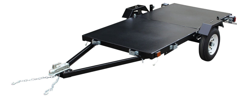 4x8-ft Single-Axle Folding Utility Trailer with 2-in Ball Coupler N3851