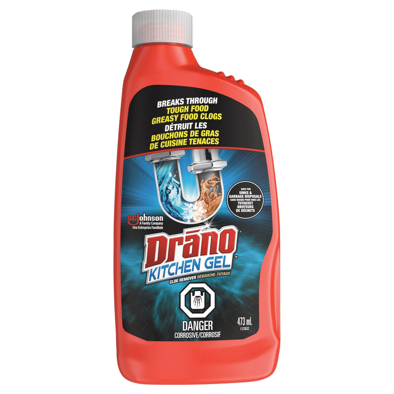 Kitchen Gel Drain Clog Remover & Cleaner, 473mL H7035