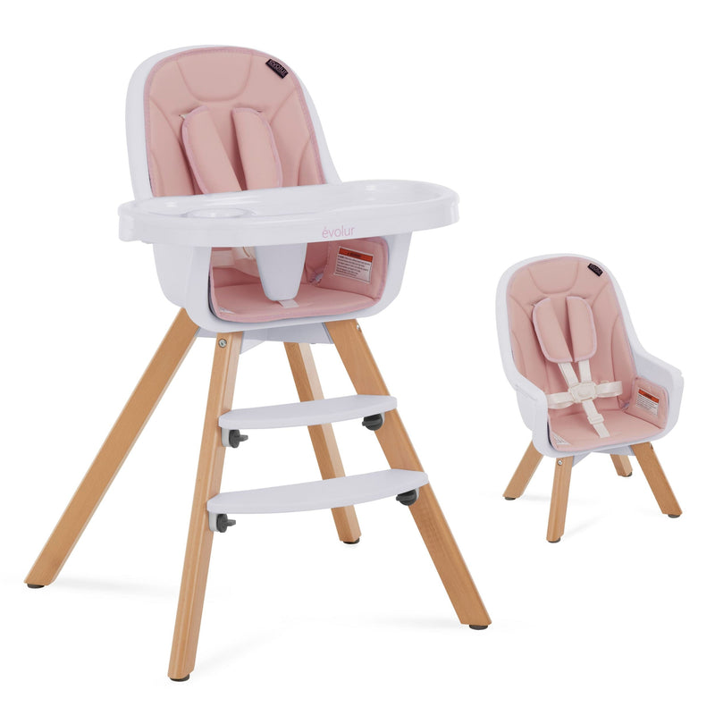 Zoodle Convertible High Chair, Pink M3176