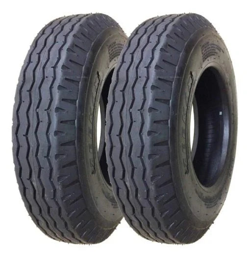 Heavy Duty Highway Trailer Tires 8-14.5 14PR Load Range G Set 2 A8132
