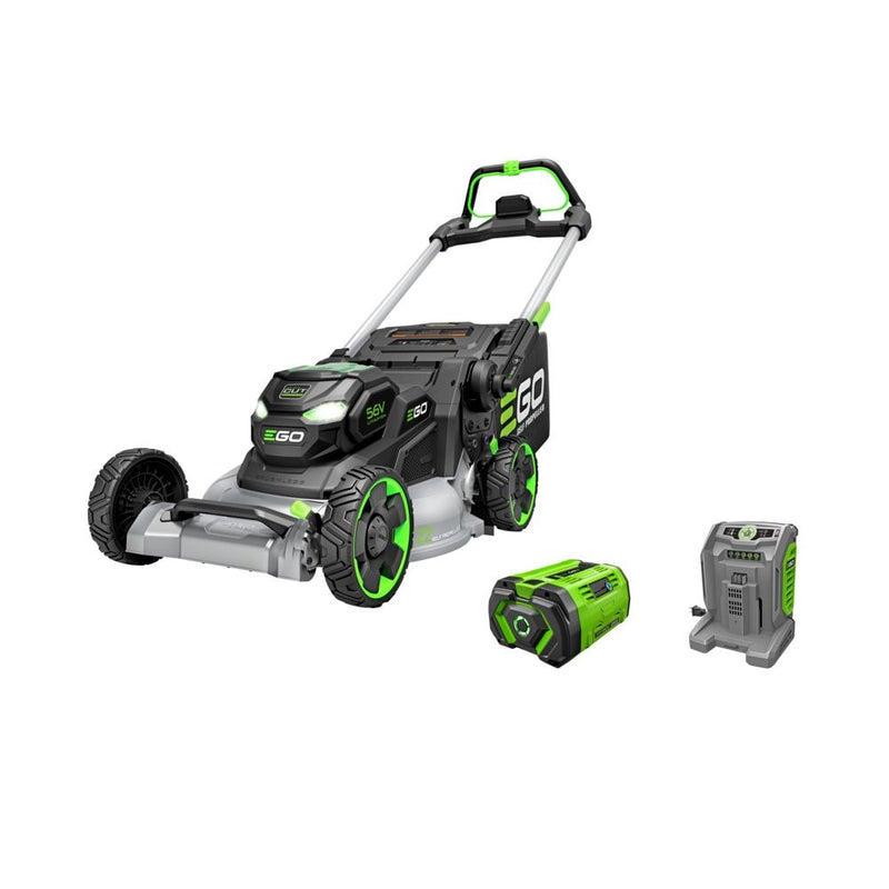 1100 Series Mower 22" Aluminum Deck Select Cut Self-Propelled with 10.0Ah Battery& 700W Turbo Charger L1845
