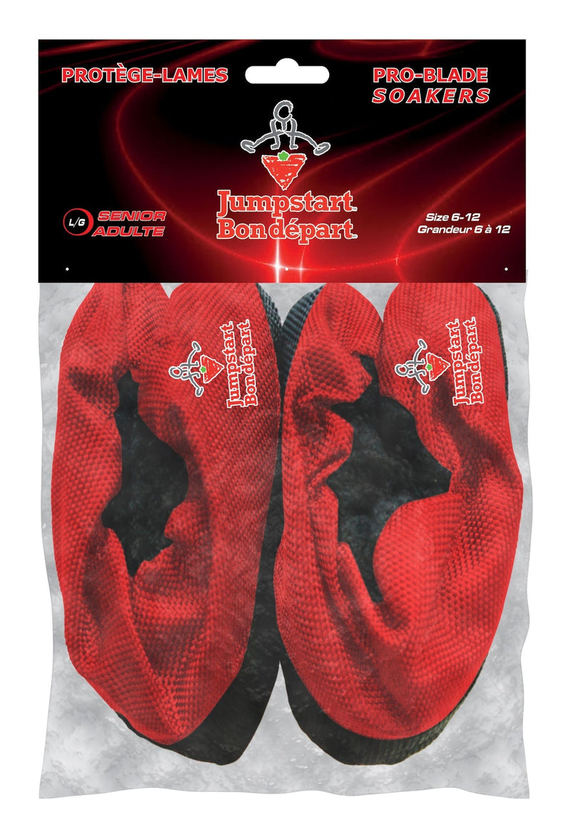 Hockey Pro-Blade Soakers Skate Guards, Red, Assorted Sizes Z170