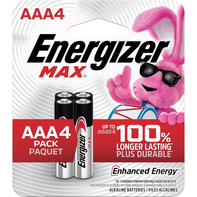Max 4-pk AAA Alkaline Batteries, Long Lasting, All Purpose N3692