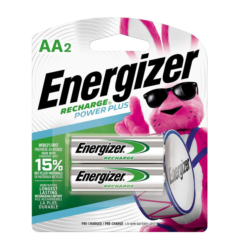NH15BP-2 2-pk AA 2300 mAh NiMH Rechargeable Batteries, Pre-Charged, All Purpose Y8664