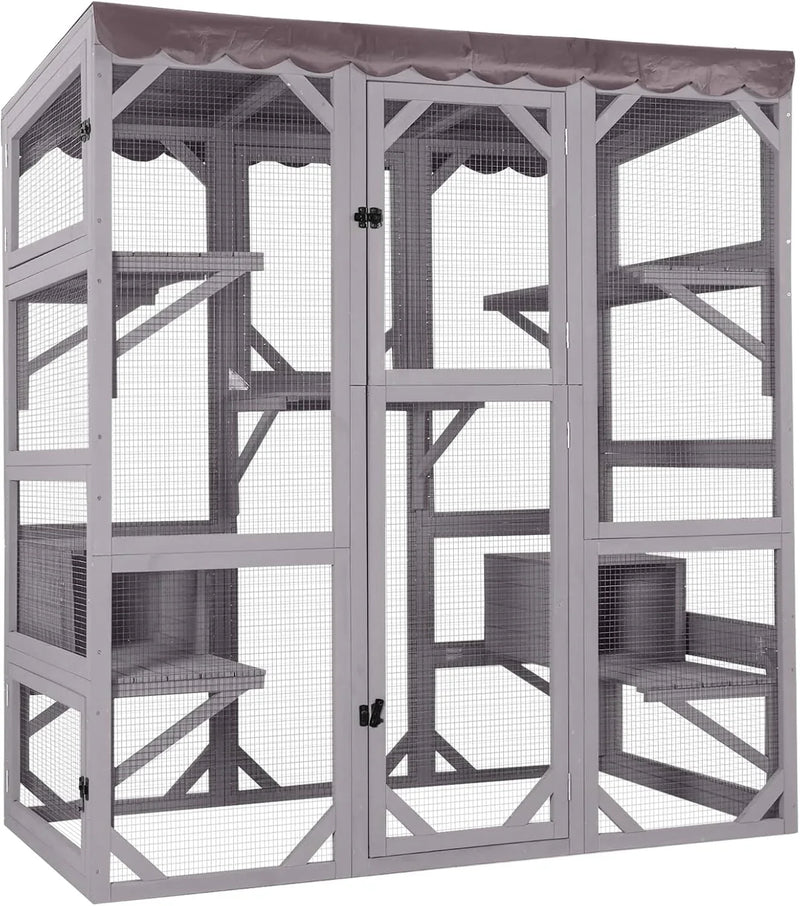 Catio Outdoor Cat Enclosure - Large Walk-In Kitty Cage M2421