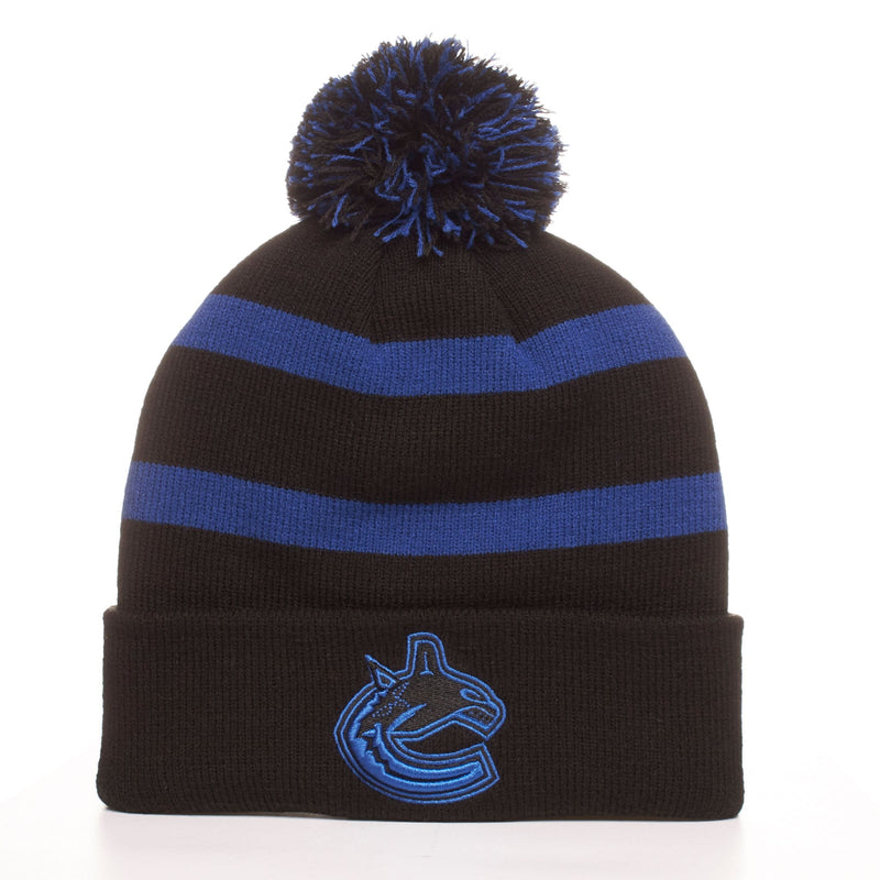 Fan Favorite Mass Breakaway Cuff Knit Pom Toque, Black, Adult L5952