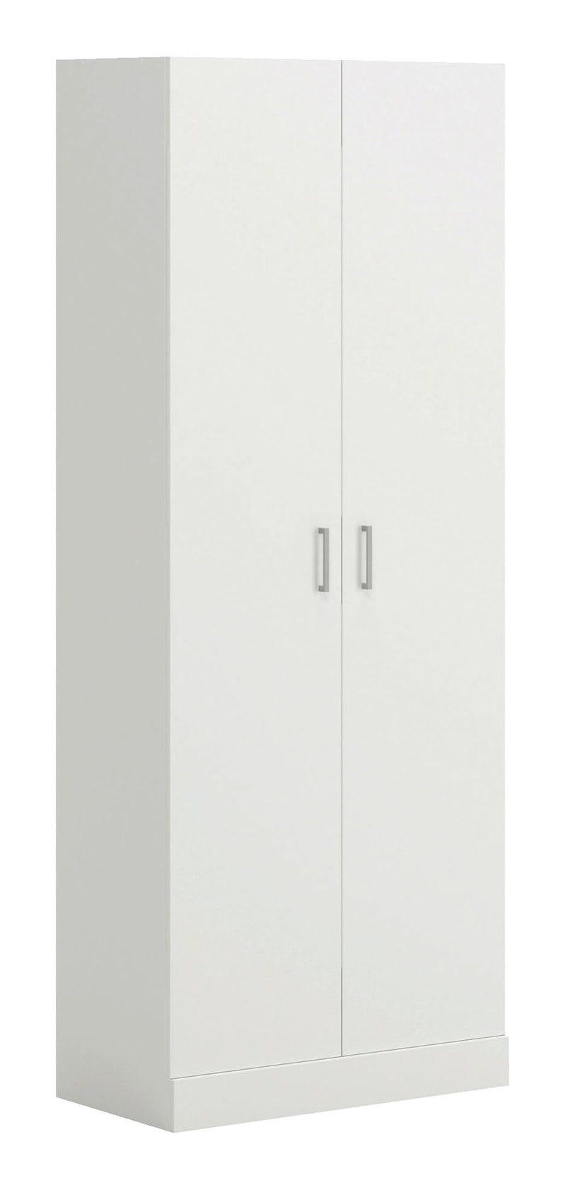 2-Door Storage/Pantry Cabinet With Adjustable Shelves, White I7222