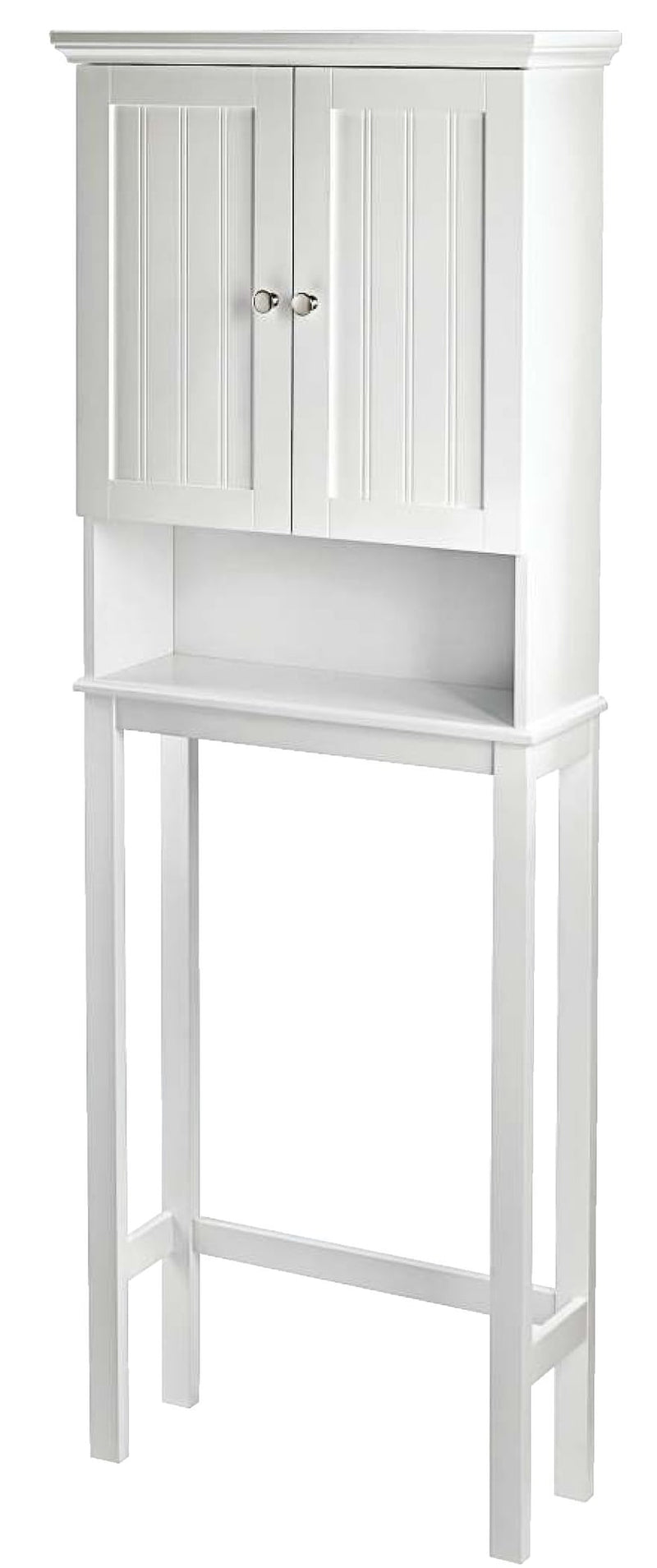 Brookfield 2-Door Over-The-Toilet Spacesaver Bathroom Storage Cabinet, White S4348