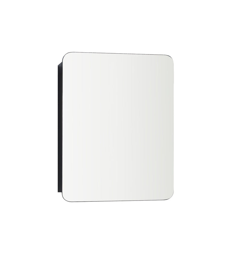 Framed Medicine Cabinet, Black, 20-in x 26-in E7273