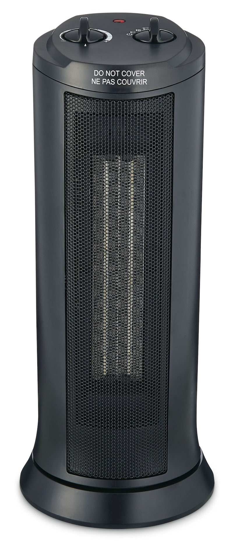 Oscillating Tower Ceramic Space Heater withThermostat, 1500W, Black H8293
