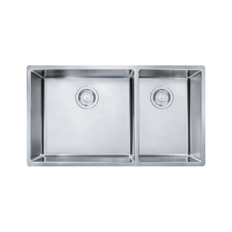 18-Gauge Stainless Steel Double Sink, 31x18-in O1499