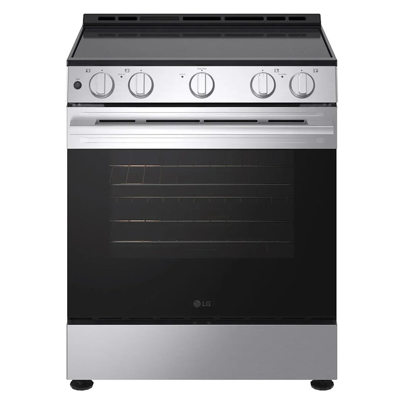 30 in 5.3 cu ft. Stainless Steel Electric Freestanding Range with Convection Bake B1153
