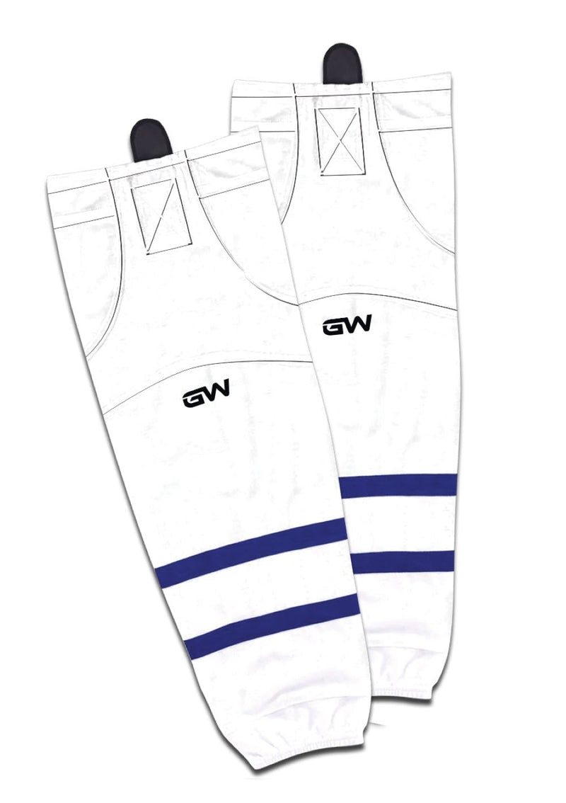 8500 Pro Team Performance Hockey Socks, Toronto Maples Leafs Away Colours, Assorted Sizes C7495