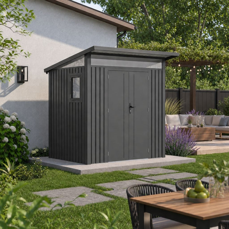 Arvada Metal Shed, Dark Grey I4317