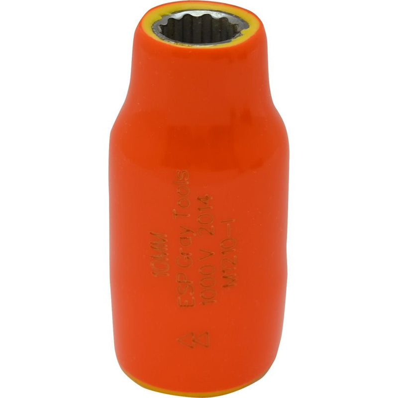 1/2-in Drive Standard Length Socket, Assorted Sizes, Metric, 12 Point, 1000V Insulated Y0577