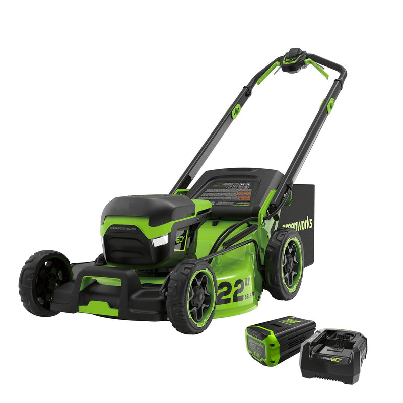 22-in 60V Self-Propelled Mower with 1 x 8.0Ah Battery and 6A Charger N3912