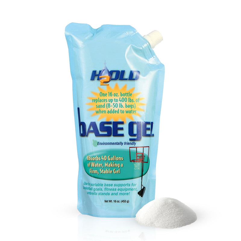 Absorbent Polymer Base Gel, Absorbs 40 Gallons of Water, 16-oz I9055