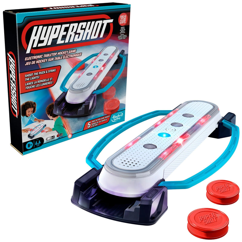 Games Hypershot Electronic Tabletop Hockey Game, 5-in-1 Board Game, Ages 8+ I465
