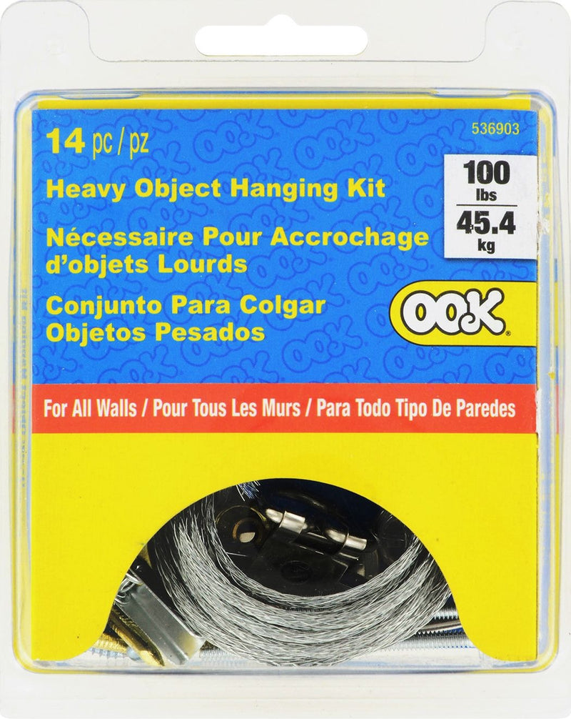 Heavy Duty All WAll Hanger Kit, InstAllation Hardware, 100-lb Capacity N2464