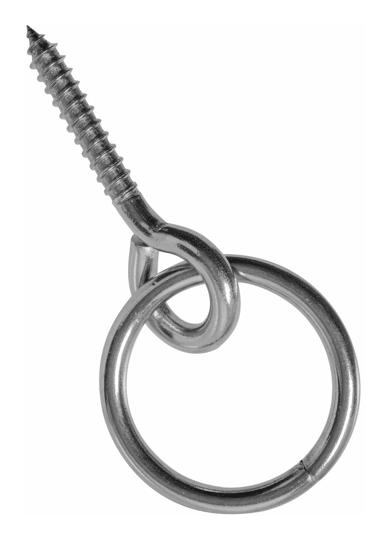 Zinc-Plated Lag Hitch Ring C6103