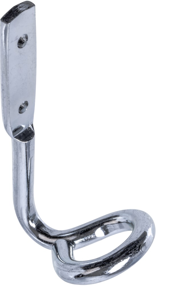 Zinc-Plated Light Duty Eye Loop Hook, No Pre-Drilling, 4-in D1940