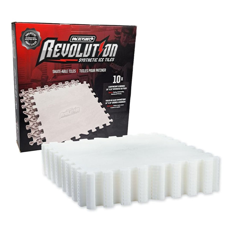 Synthetic Ice Revolution Skateable Tiles, 18-in x 18-in, 10-pk Q4565