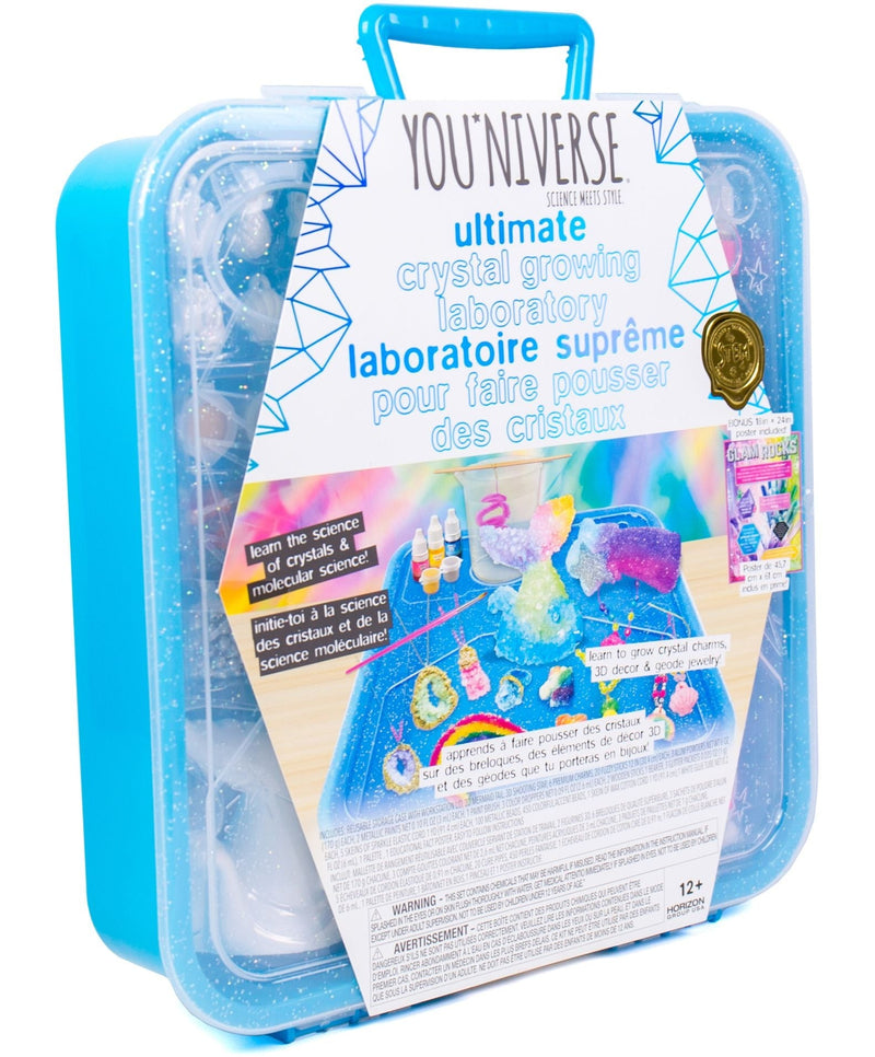 Ultimate Crystal Growing Laboratory Kit For Science & Learning, Ages 12+ D4054