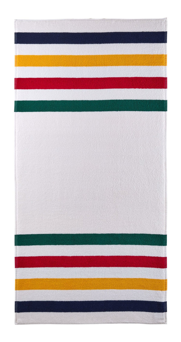 Stripes Beach Towel, Classic Horizontal, Multi-Coloured, 70-in x 40-in I9807