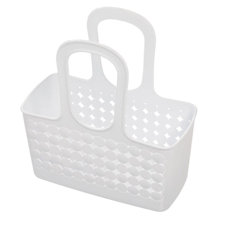Orbz Small Tote Portable Shower Caddy with Handle, White A4531