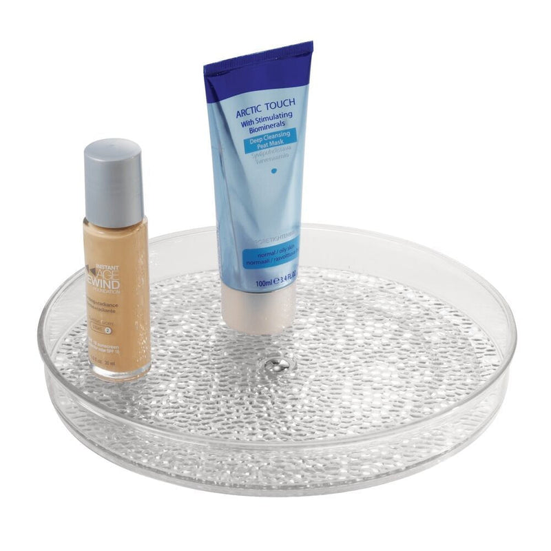 Rain Spinner Turntable Vanity Organizer, Clear, 9-in T7830