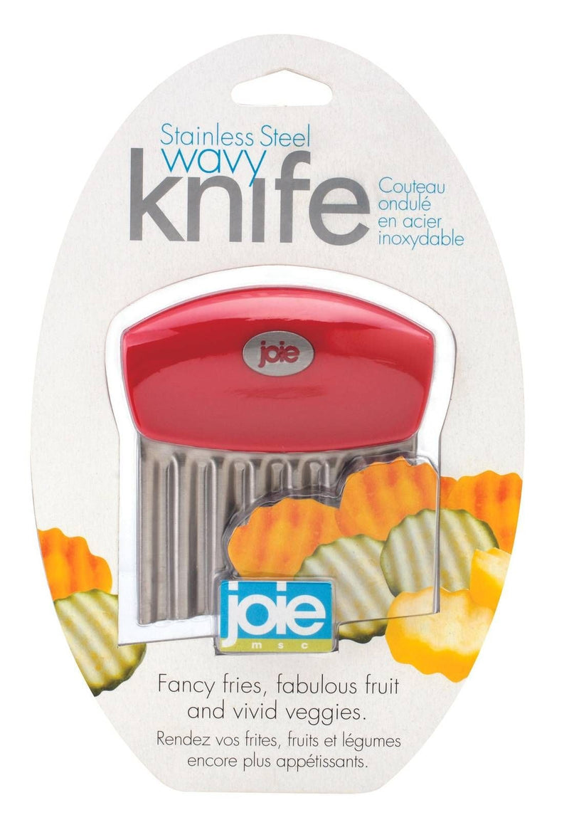 Stainless Steel Wavy Knife for Meal Preparation B6287