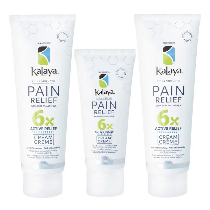 KaLaya 6x Extra Strength Pain Relief Cream, 2 x 120 g + 50 g Z3471