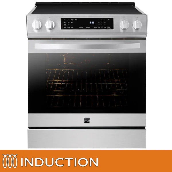 30 in. 5 cu ft. Stainless Steel Digital Control Induction Range with True Convection and Air Fry L0867