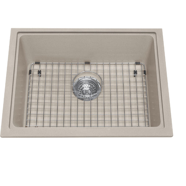 Mythos Kitchen Granite Undermount Single Sink, 23-in B5431