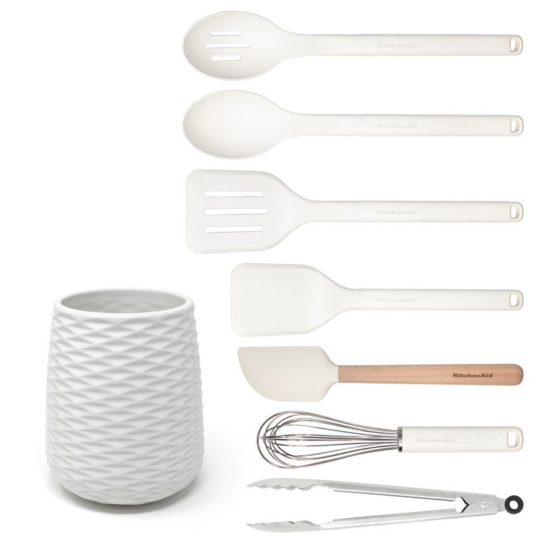 CLASSIC 8PC SET WITH CROCK, PROCELAIN I2367
