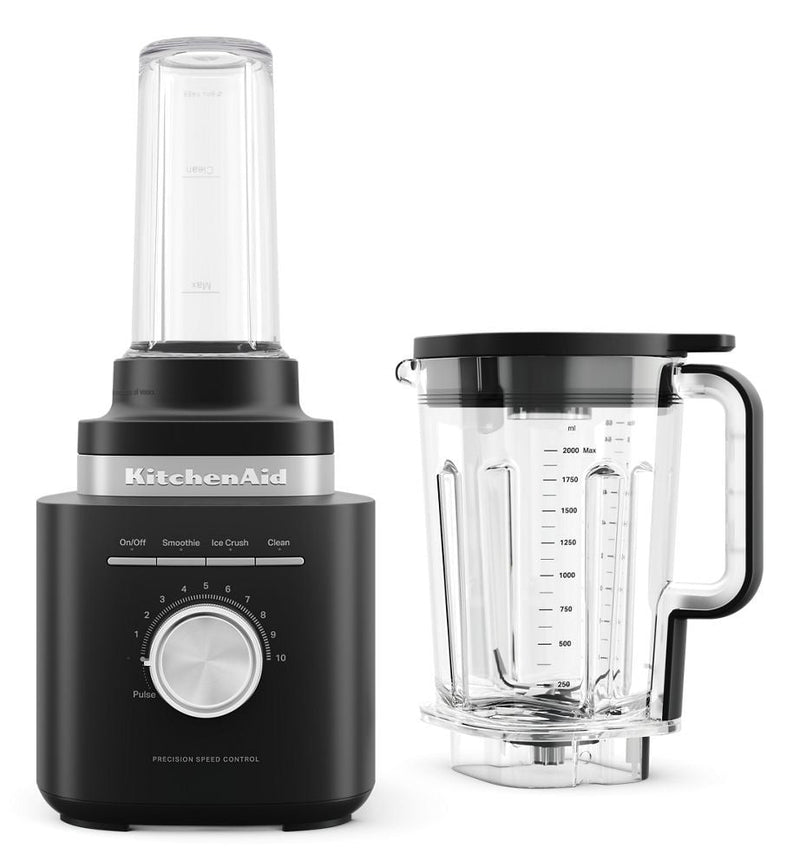 Single Blender with Jar, Precision Control, Black S2529