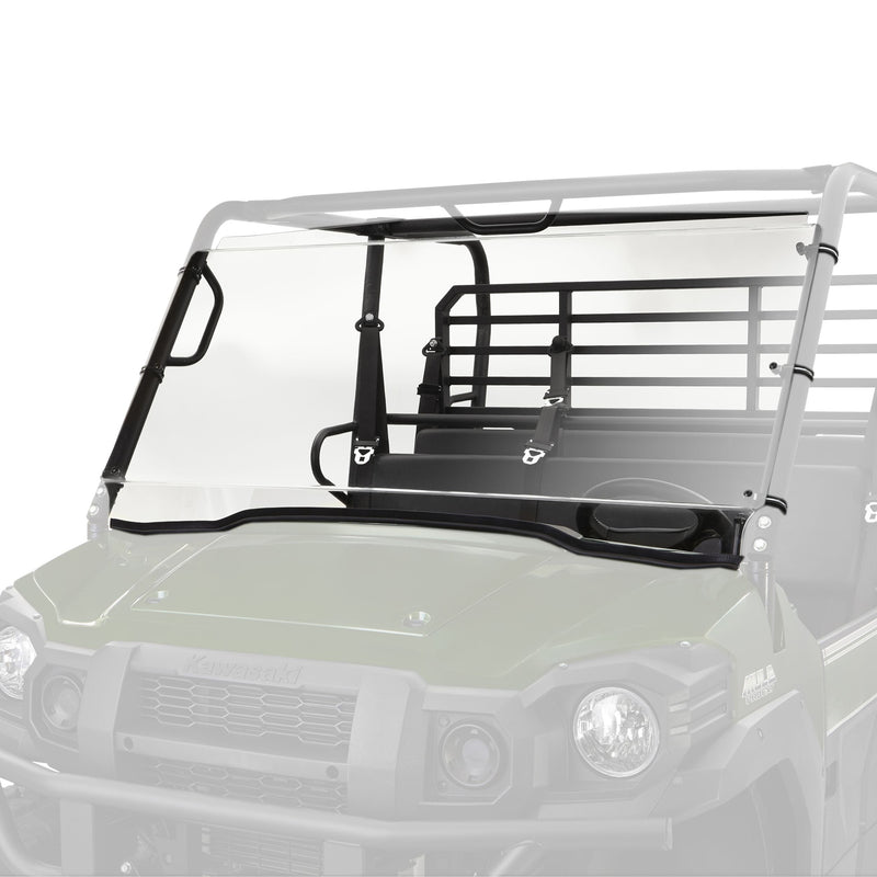 Uncoated Full Fixed Windshield, Mule PRO FXT L804