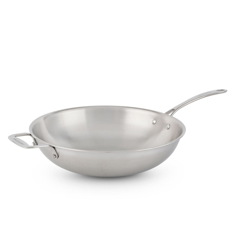 3-Ply Clad Commercial Wok Fry Pan, 32-cm G9604