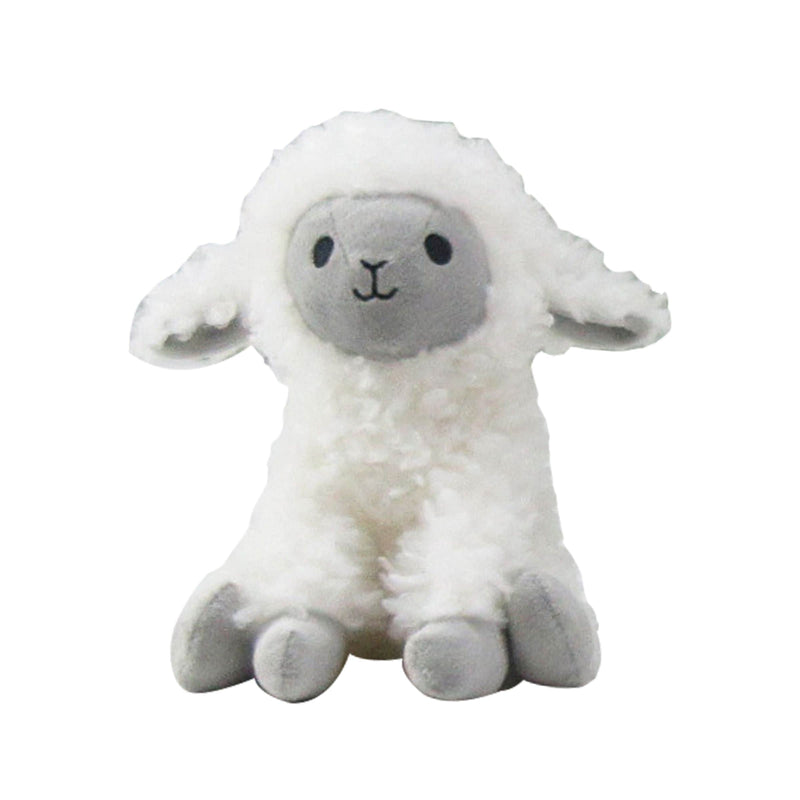 Lamb Plush Toy, White, 7-in, Ages 3+, for Eid/Spring B1771