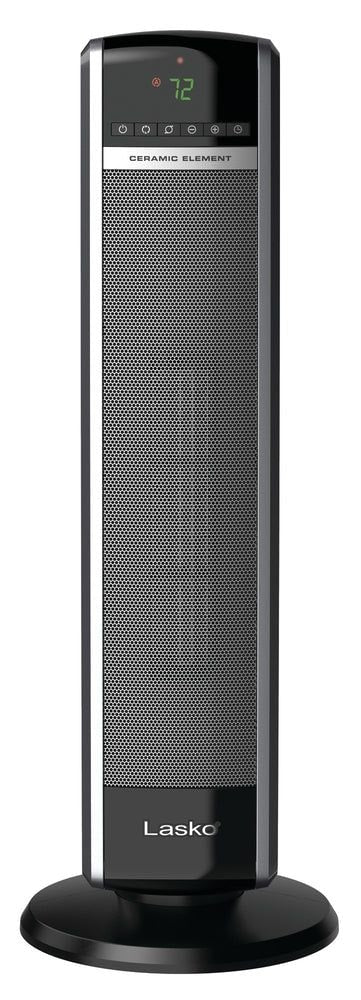 1500W Digital Tower Ceramic Space Heater withRemote Control, 1500W, Black, 30-in U4143