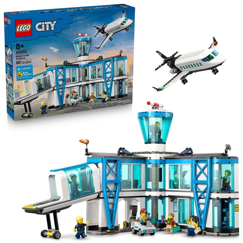 City Airport With Airplane Building Set - 60502, 887-pcs, Ages 8+ L2129