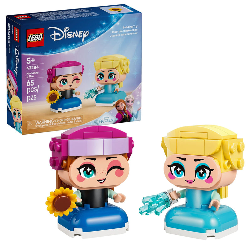 Animation Mini Anna & Elsa Toy Building Set - 43284, 65-pcs, Ages 5+ D2733