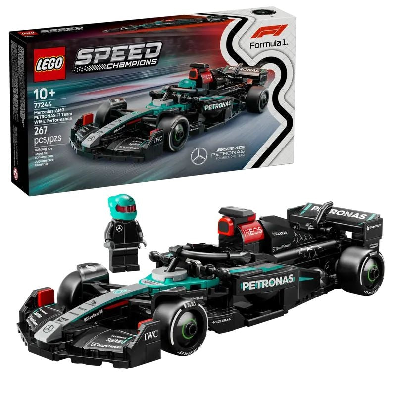 Speed Champions -AMG W15 F1 Race Car - 77244, 267-pcs, Ages 10+ U5069