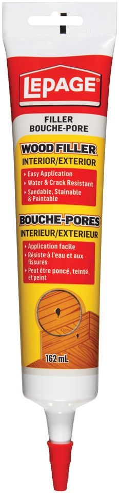 Interior/Exterior Wood Filler, Repairs Cracks & Holes, Water-Resistant, 162-mL S2197