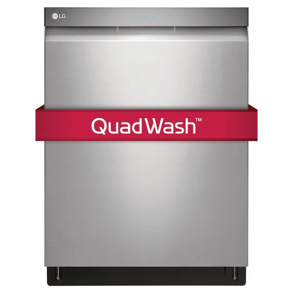 LG 24 in. Stainless-steel Built-in Top Control Dishwasher with Adjustable Third-level Rack Y7130