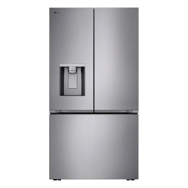 LG 36 in. 24 cu ft. Prime Silver Counter Depth MAX French Door Refrigerator with Ice and Water Dispenser I2809