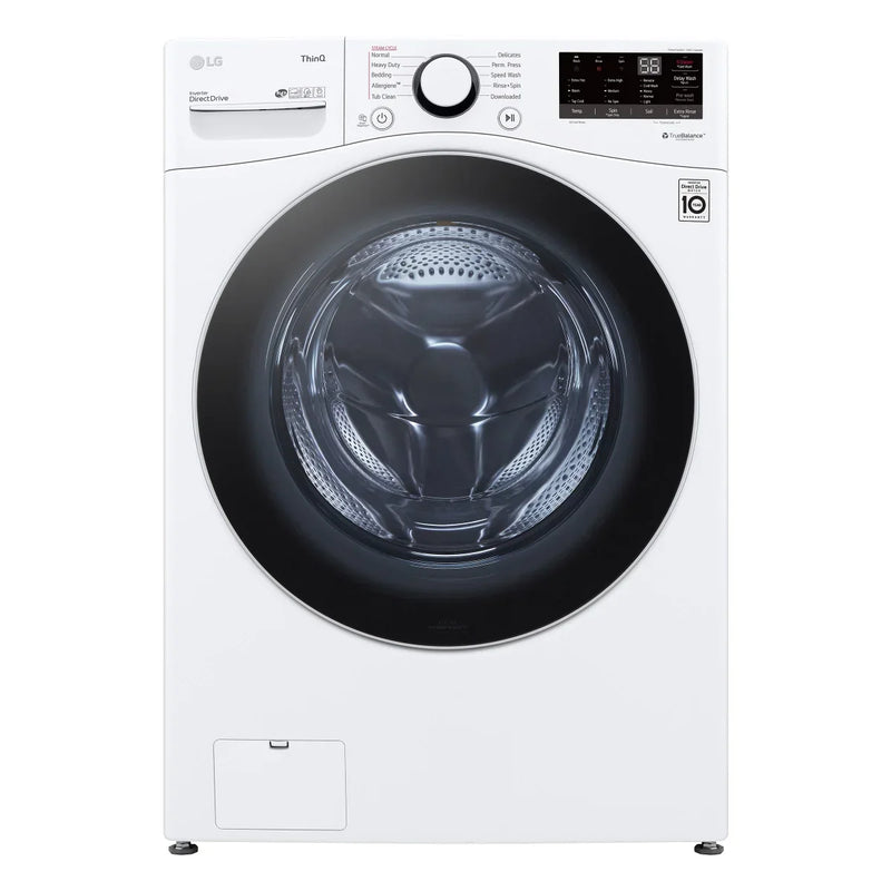 LG 5.2 cu ft. White Front Load Steam Washer with ThinQ Technology and Wi-Fi Enabled Z3152
