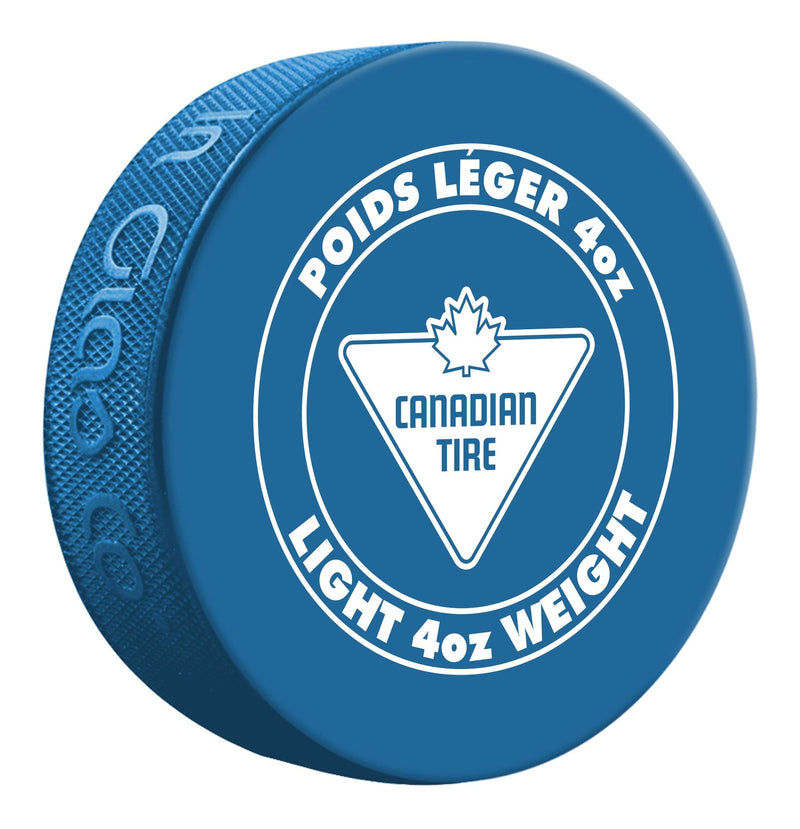 Lightweight Hockey Puck, Blue, 4-oz U0201