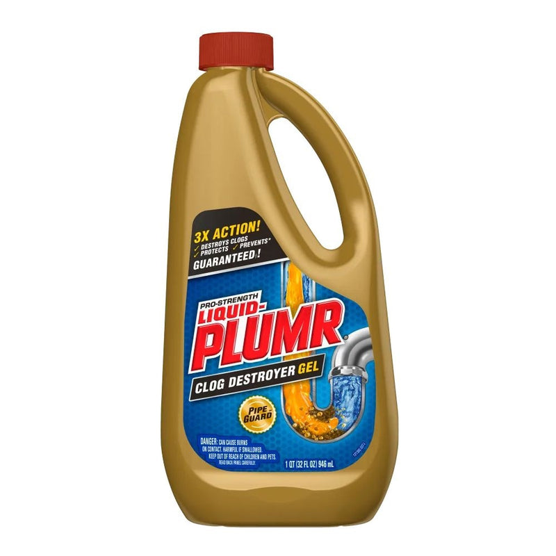 Pro Strength Kitchen Clog Destroyer Gel, Lemon Scent, 946-mL T0490