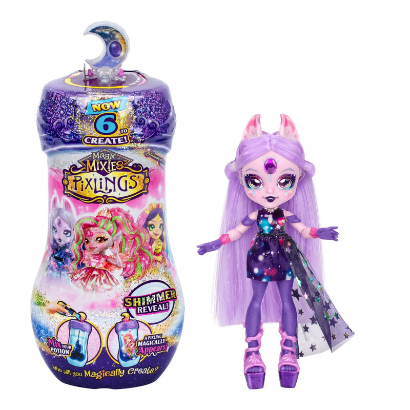 Magic Mixies Tiggz the Lightning Tiger Pixling S2 W2 6.5-in Fashion Doll for Ages 5+ Z0596